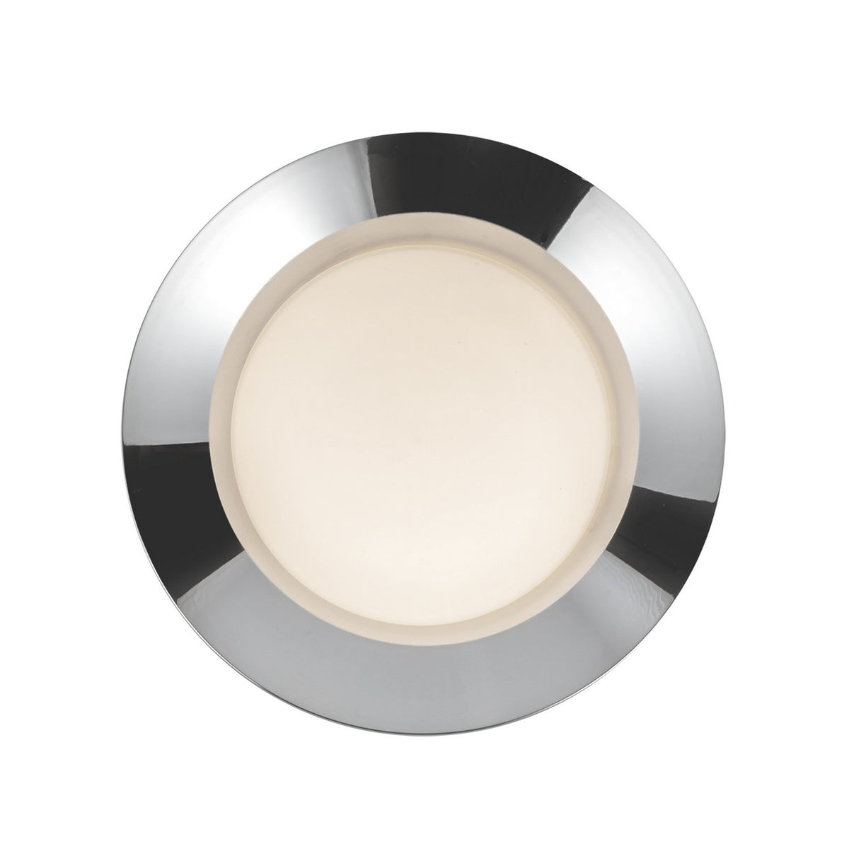 Semi-plafonnier Cleo Chrome / Opale – Kuzco Lighting