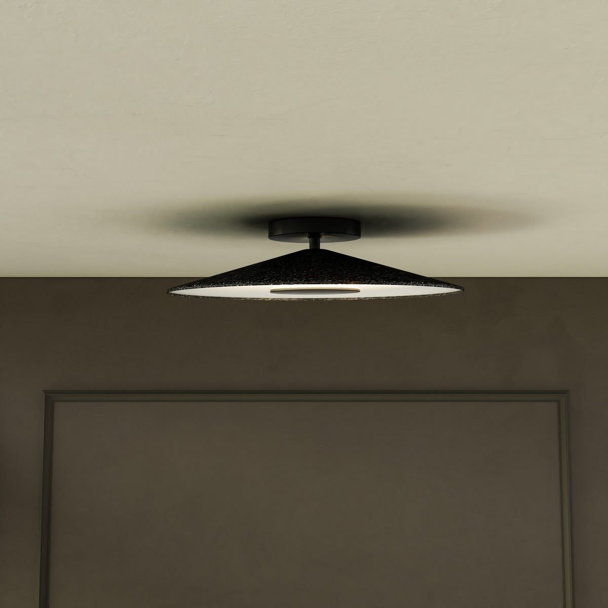 Semi-plafonnier Cruz Noir / Blanc – vue 2