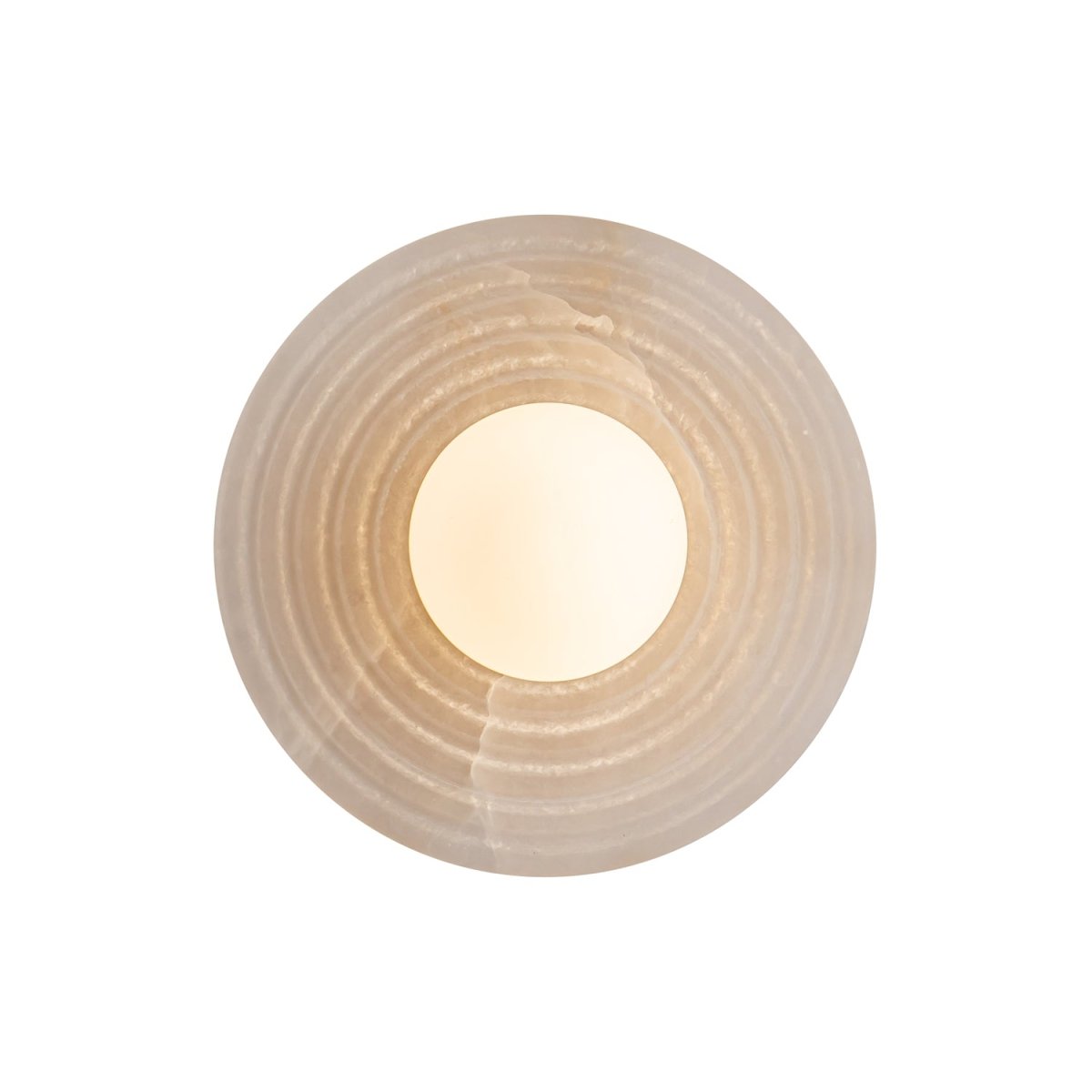 Murale Dahlia - Laiton / albâtre vintage by Alora Lighting | Luminaires & cie