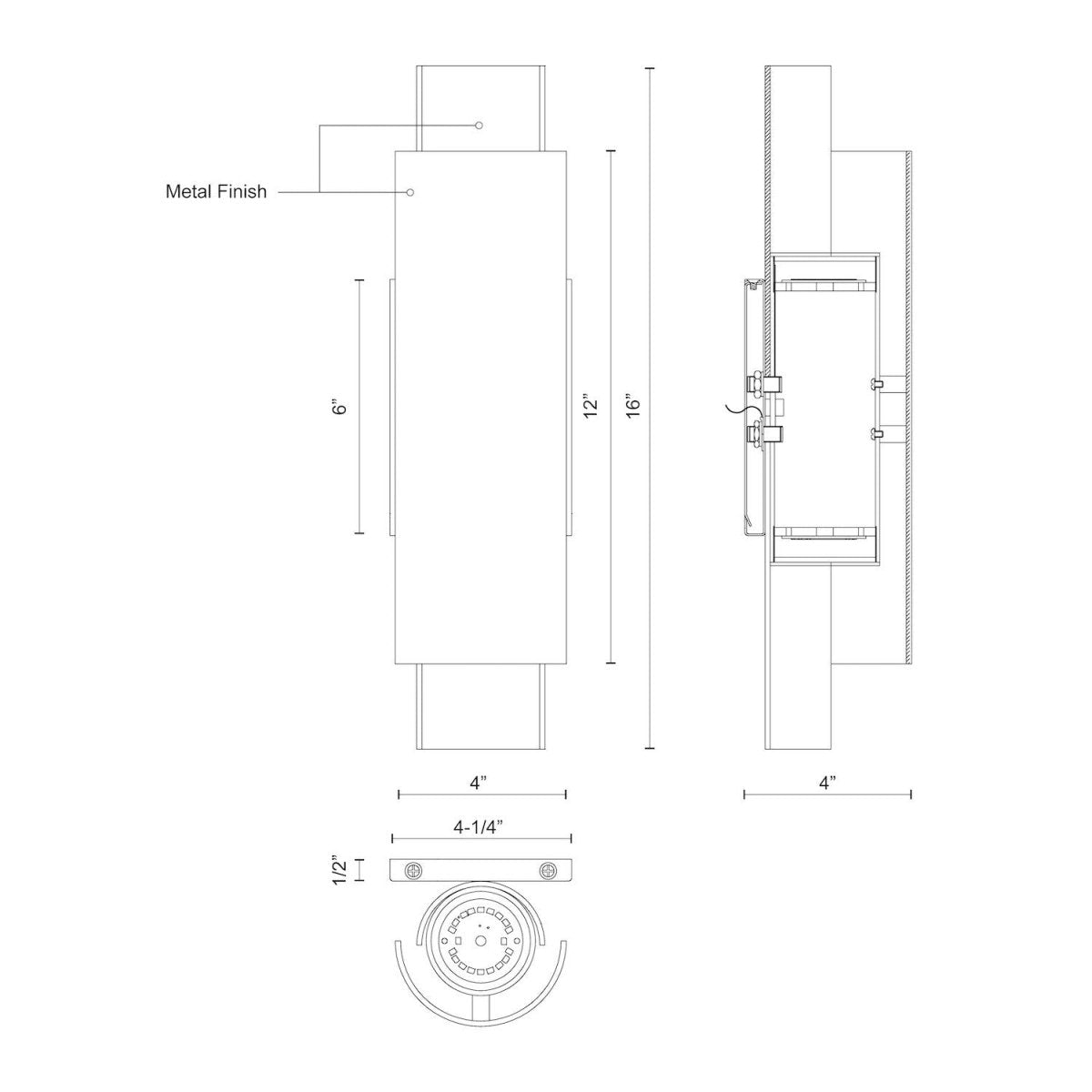 Murale Dela - Feuille noire / or by Kuzco Lighting | Luminaires & cie
