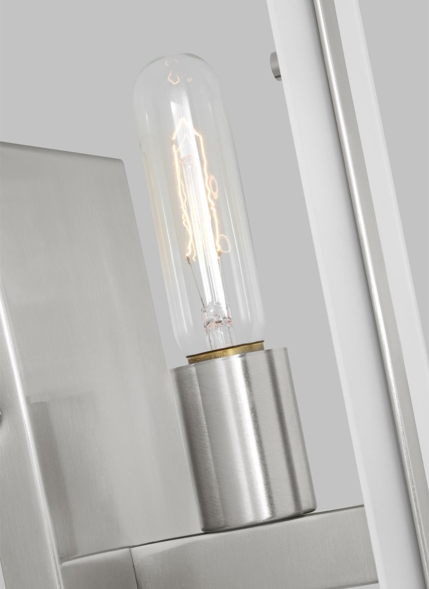 Murale Dex - Nickel brossé Ampoules non - incluses by Visual Comfort Studio | Luminaires & cie