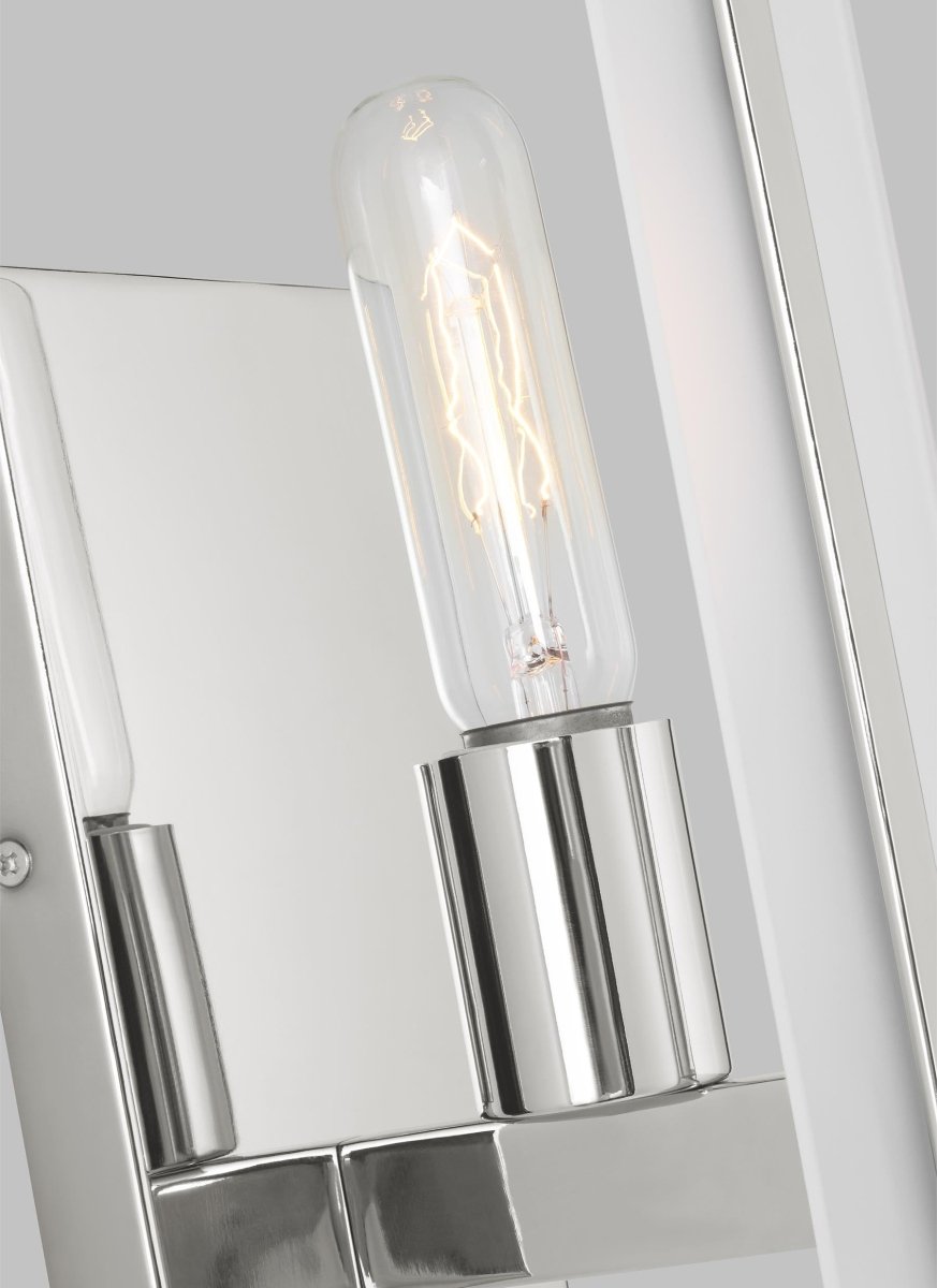 Murale Dex - Chrome Ampoules DEL incluses by Visual Comfort Studio | Luminaires & cie