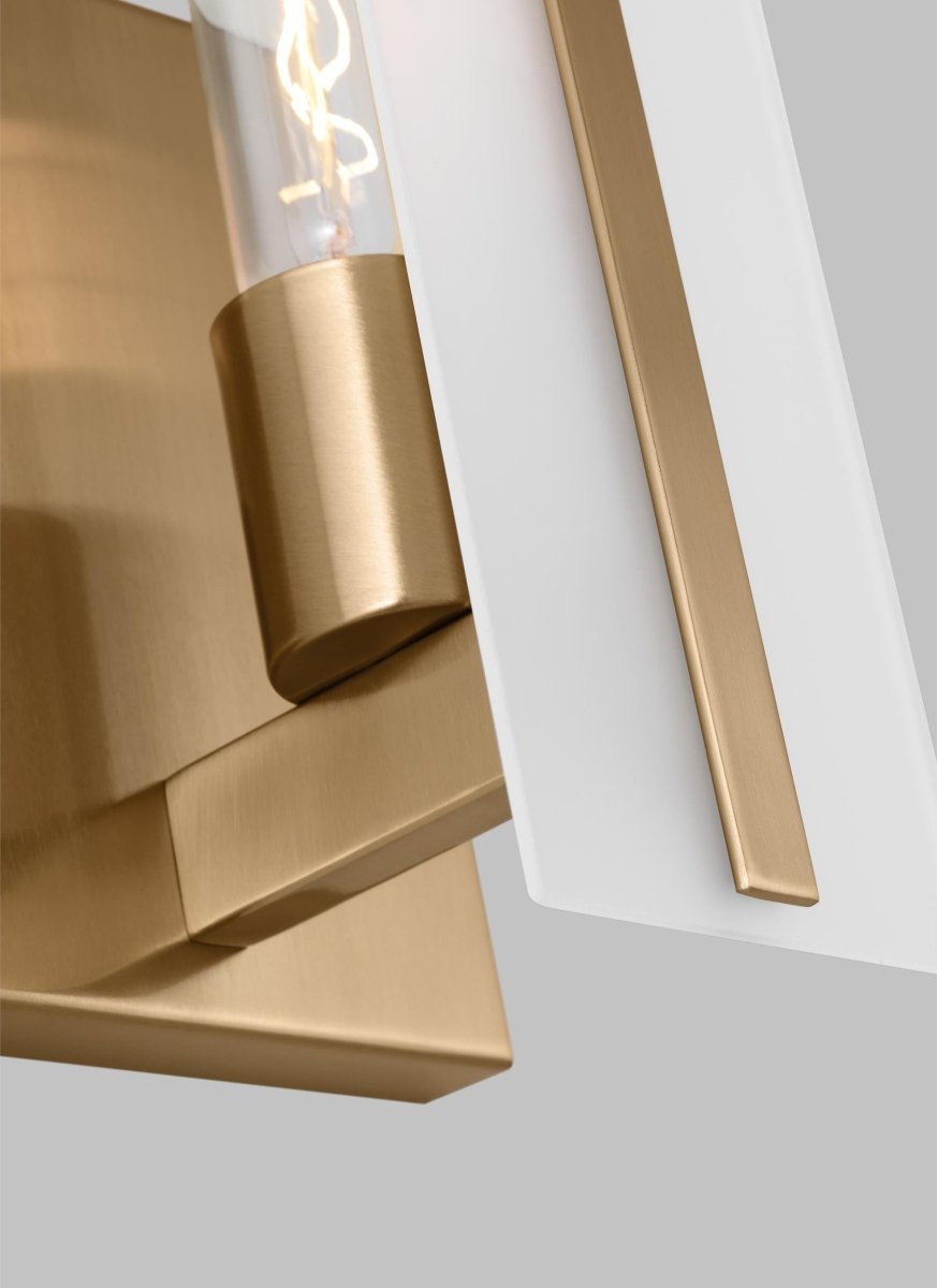 Murale Dex - Laiton satiné Ampoules DEL incluses by Visual Comfort Studio | Luminaires & cie