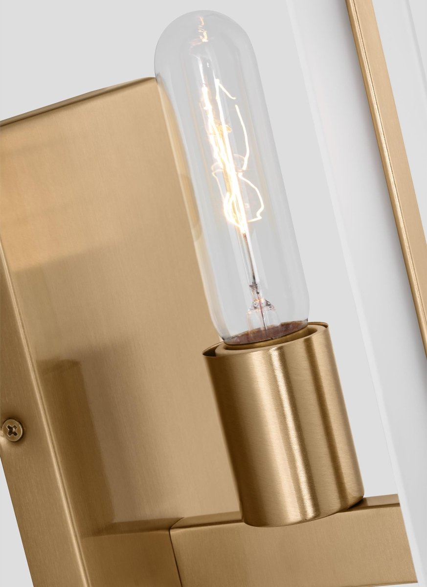 Murale Dex - Laiton satiné Ampoules DEL incluses by Visual Comfort Studio | Luminaires & cie