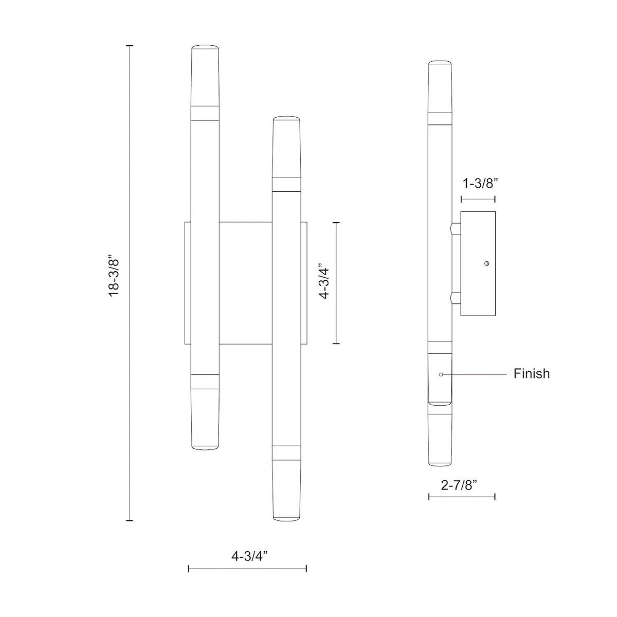 Murale Draven - 4 3/4" by Kuzco Lighting | Luminaires & cie