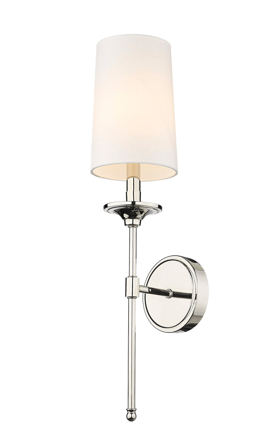 Applique murale Emily Nickel poli, Blanc cassé, 5 1/2" – Z-Lite