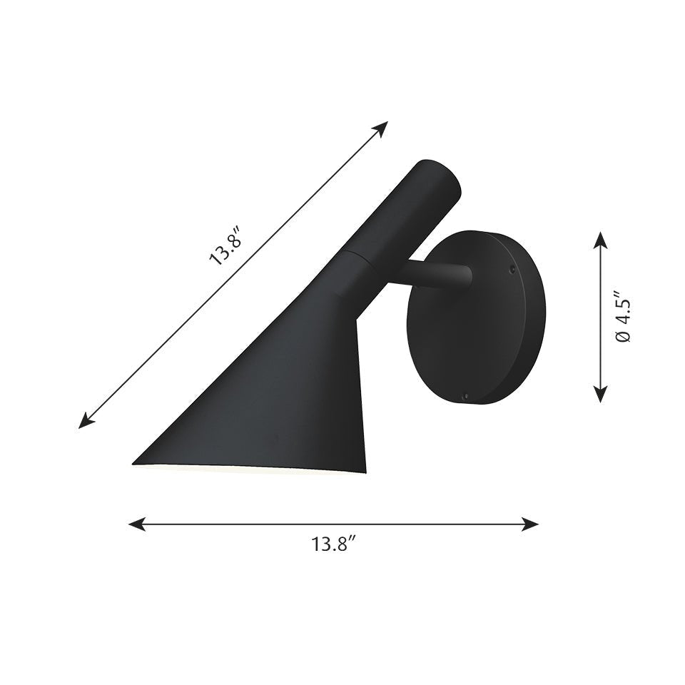 Murale extérieure AJ 50 - Blanc texturé by Louis Poulsen | Luminaires & cie