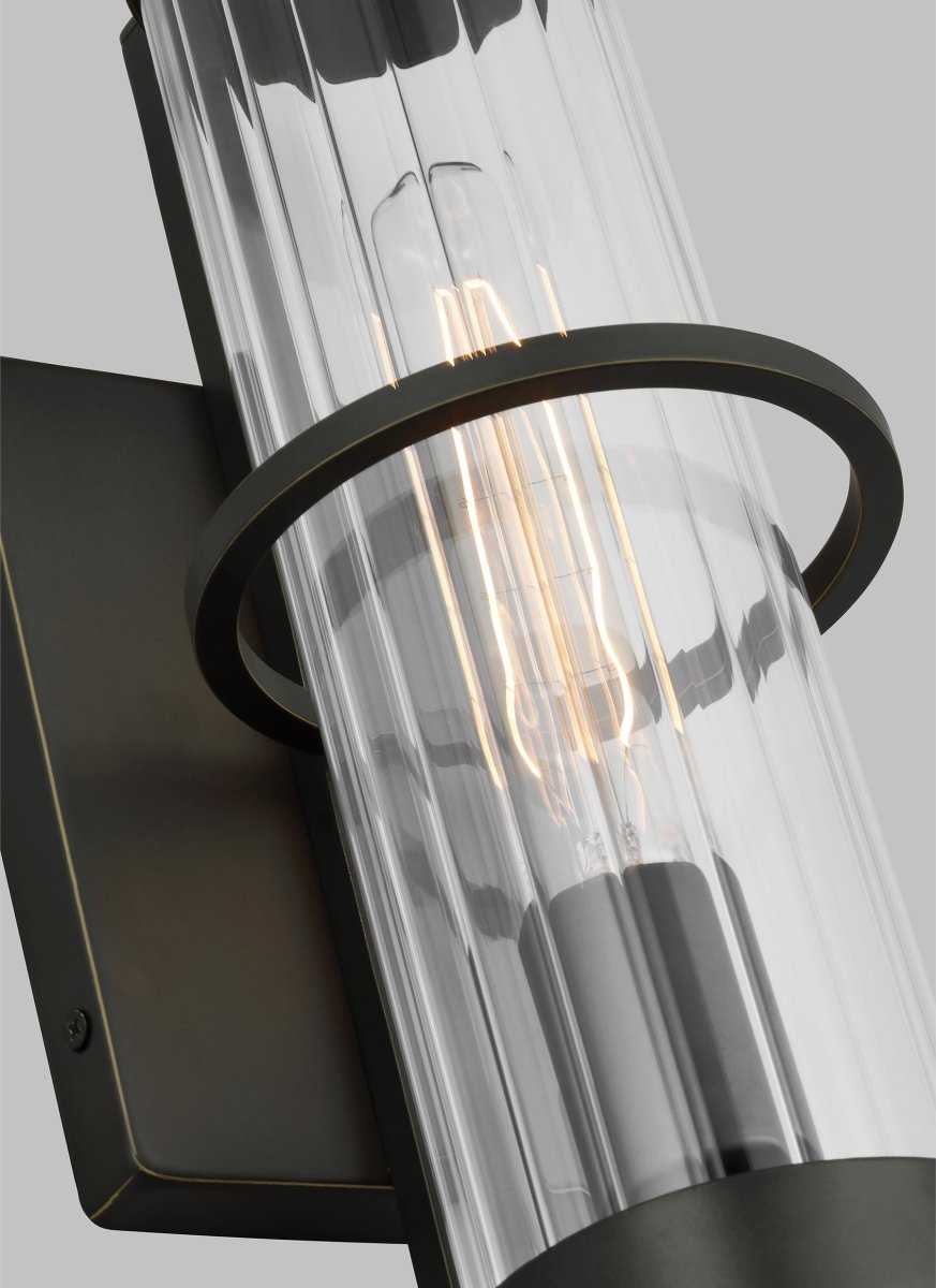 Murale extérieure Alcona - Noir 5" 14 7/8" by Visual Comfort Studio | Luminaires & cie