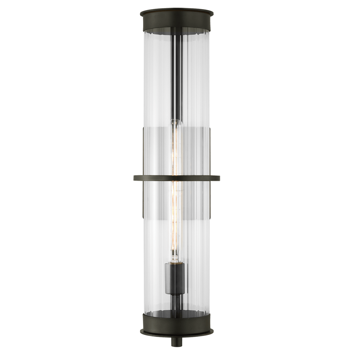 Murale extérieure Alcona - Bronze antique 6 1/8" 24" by Visual Comfort Studio | Luminaires & cie