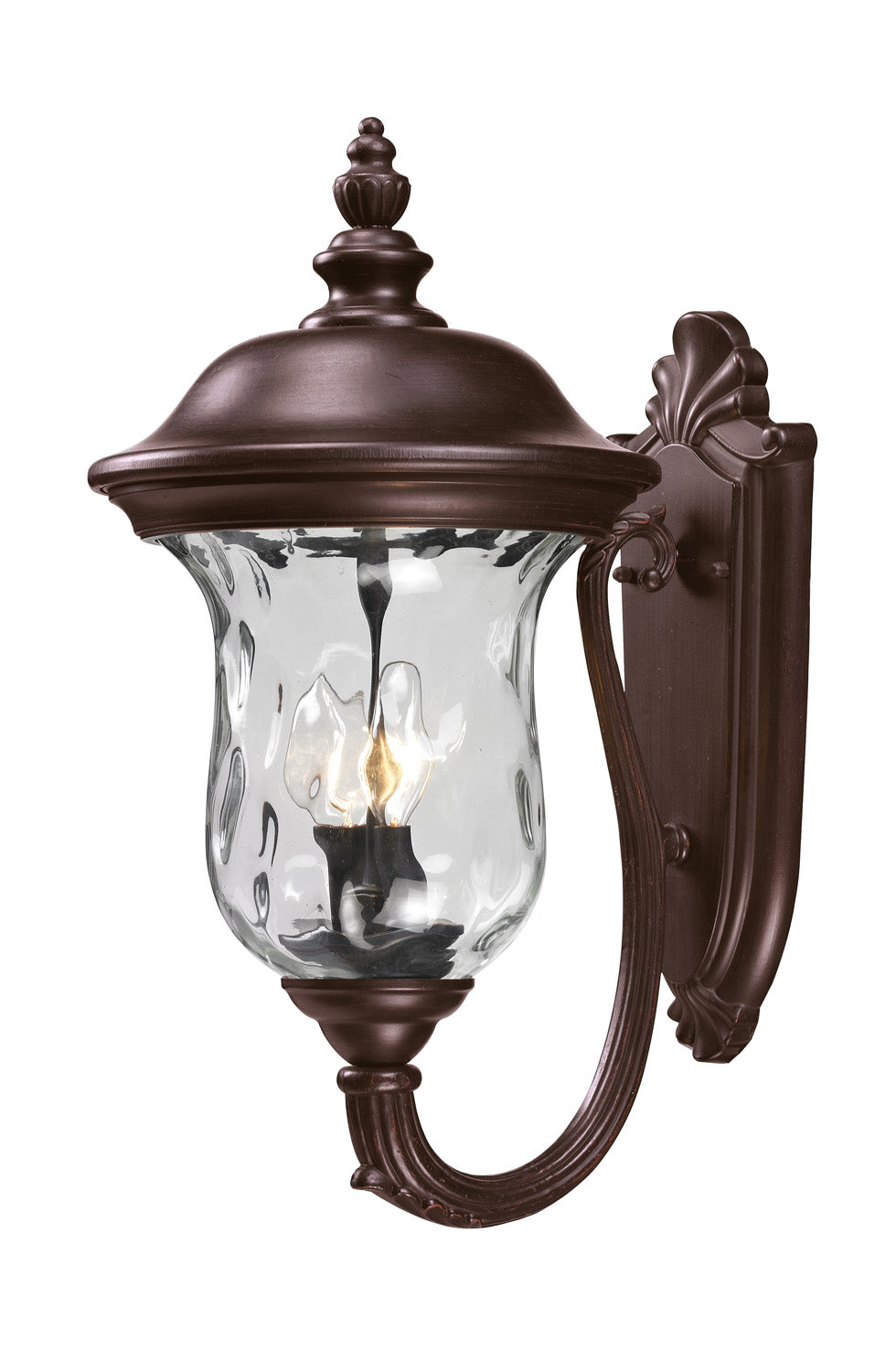 Lanterne murale extérieure Armstrong Vers le haut, Bronze, 10" – Z-Lite