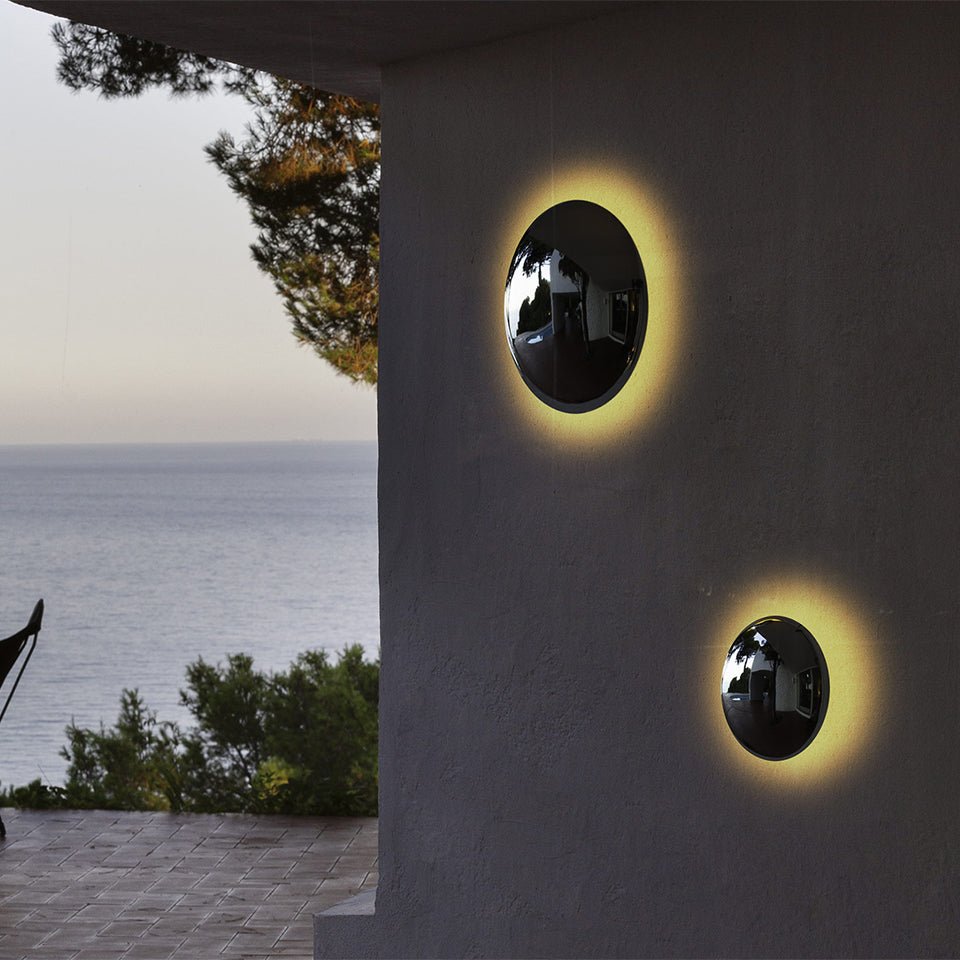 Murale extérieure Babila - Marron Babila 28 (11") by Marset | Luminaires & cie