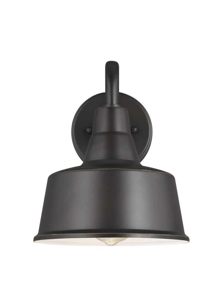 Murale extérieure Barn Light - Bronze antique 8" Ampoules DEL incluses by Visual Comfort Studio | Luminaires & cie