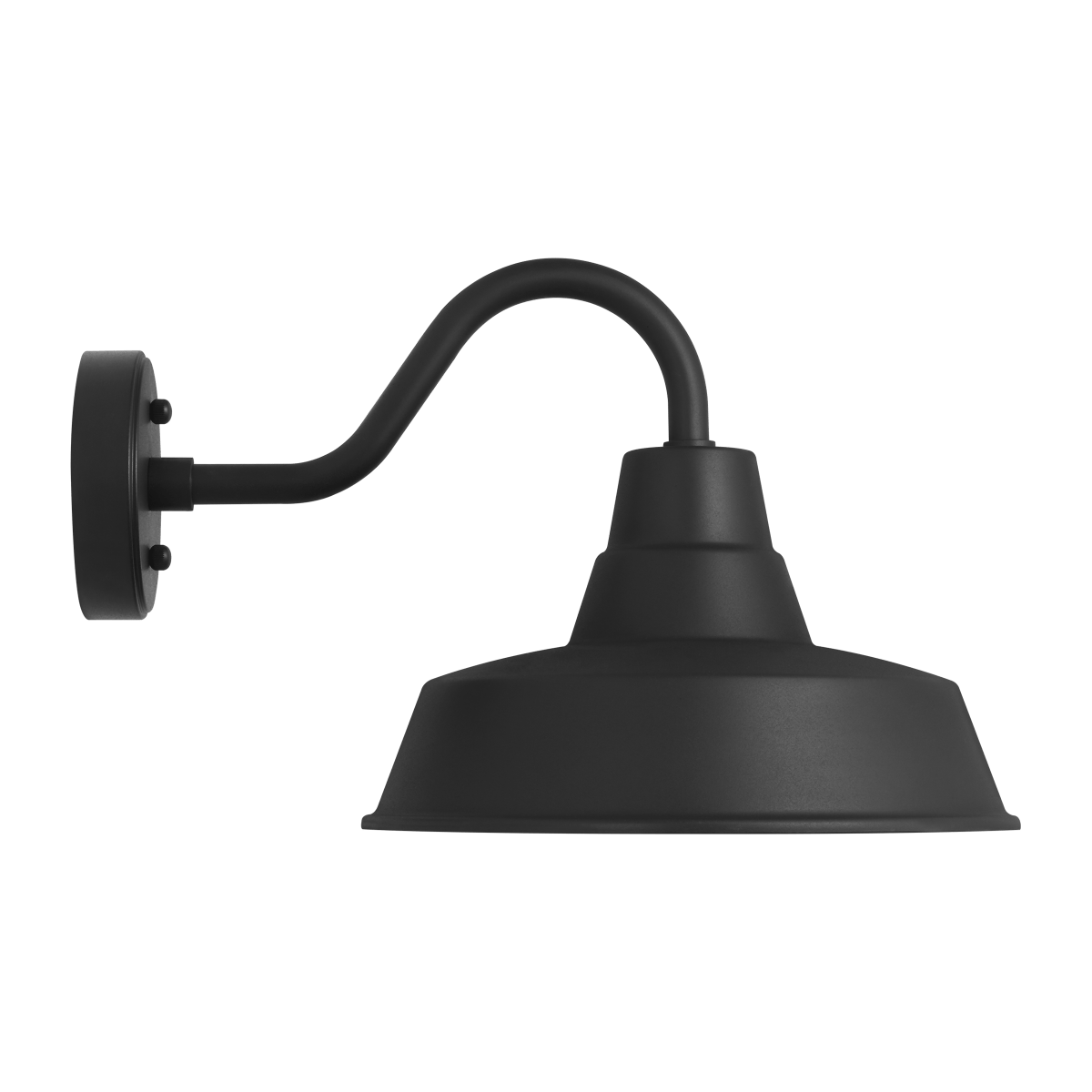 Murale extérieure Barn Light - Black texturé 12" Stonestrong - Ampoules DEL incluses by Visual Comfort Studio | Luminaires & cie