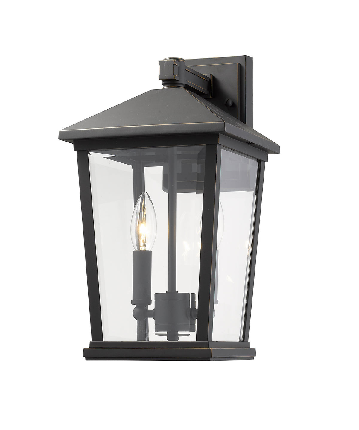 Lanterne murale extérieure Beacon Bronze huilé, 8" – vue 2
