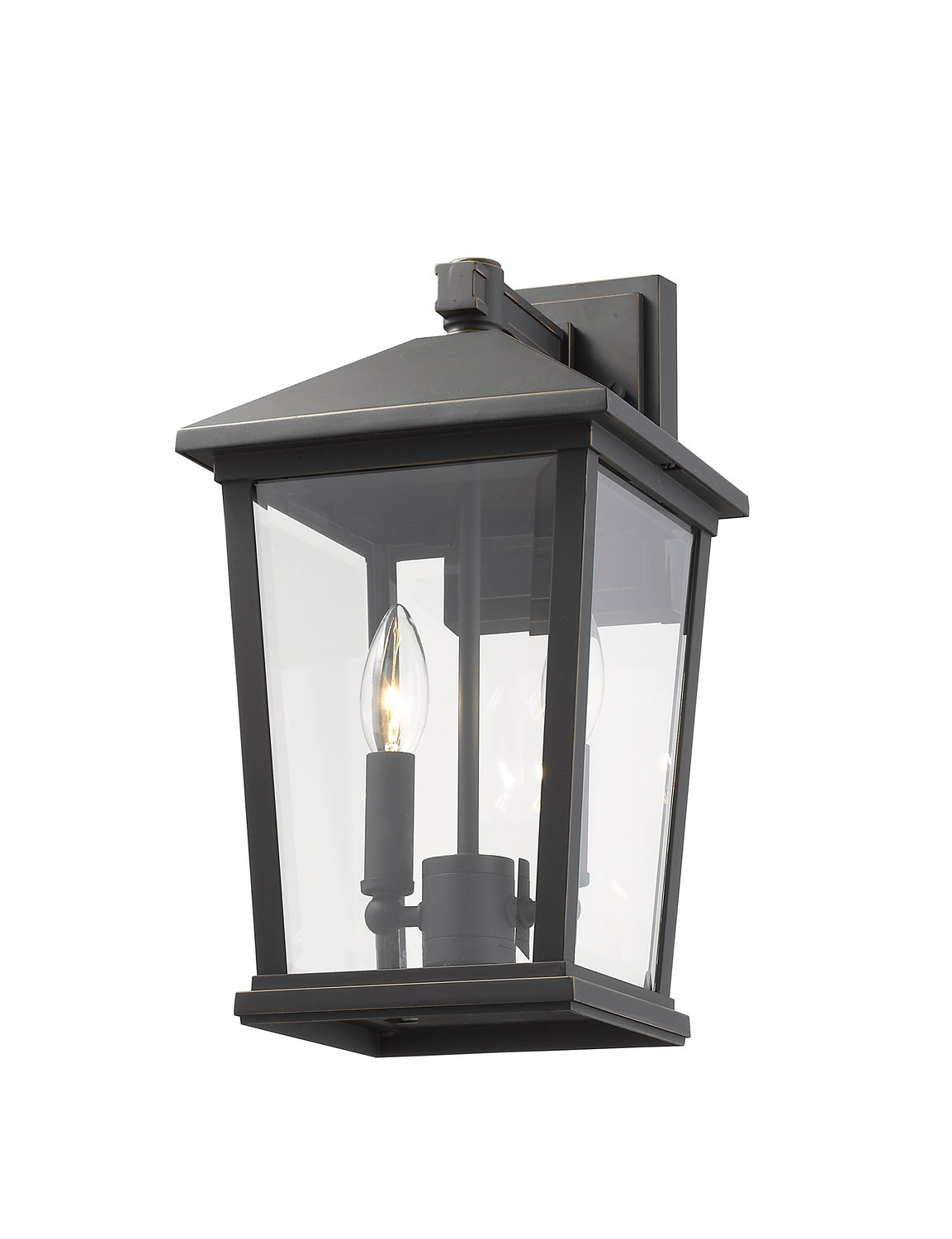 Lanterne murale extérieure Beacon Bronze huilé, 8" – vue 3