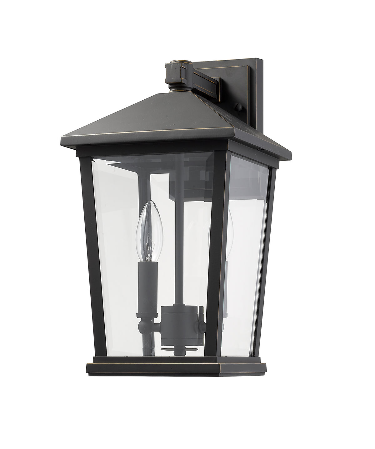 Lanterne murale extérieure Beacon Bronze huilé, 8" – vue 5