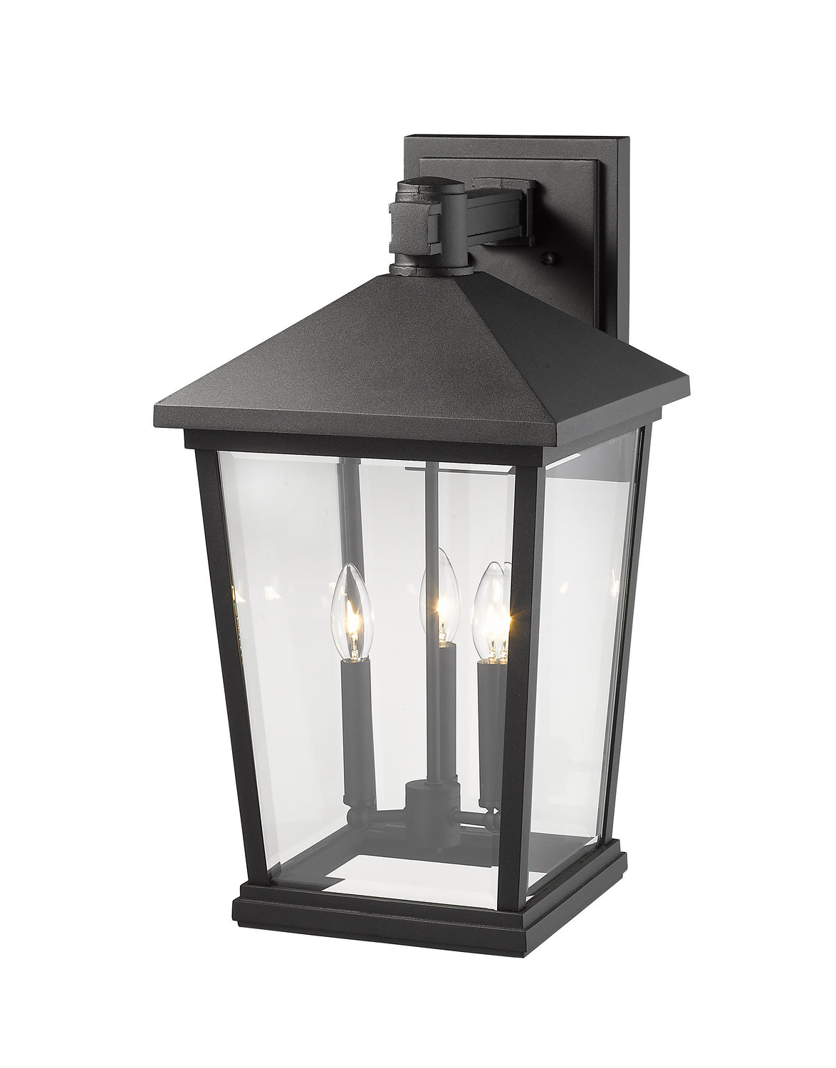 Lanterne murale extérieure Beacon Noir, 12" – vue 4