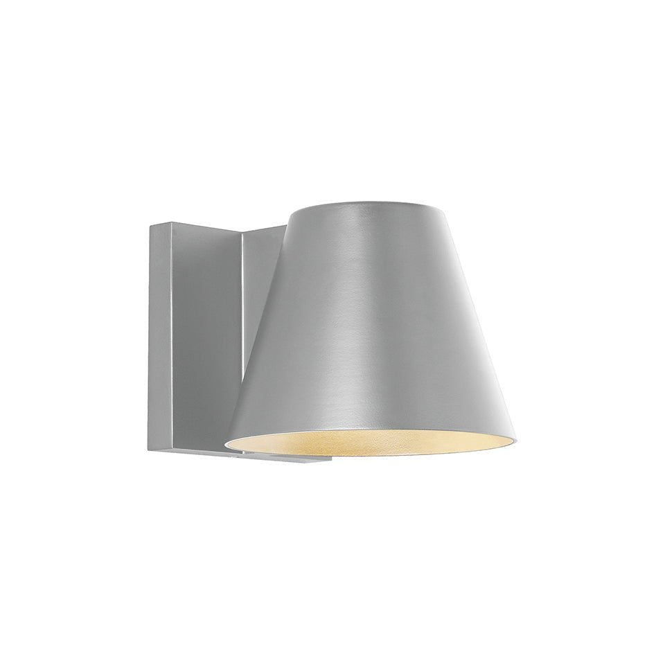 Murale extérieure Bowman - Argent 3000K (Blanc doux) 4.5" by Tech Lighting | Luminaires & cie
