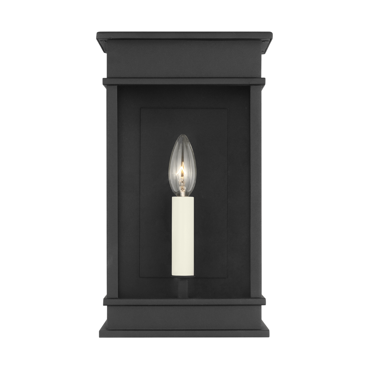 Murale extérieure Cupertino - Black texturé 7 1/2" 1 by Visual Comfort Studio | Luminaires & cie