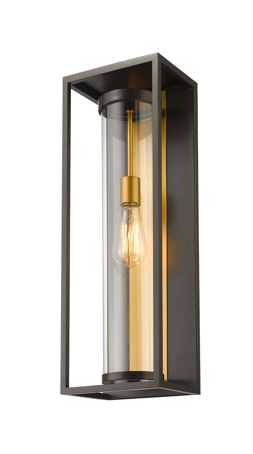 Applique extérieure Dunbroch Bronze foncé + Laiton extérieur, 24 1/4" – Z-Lite