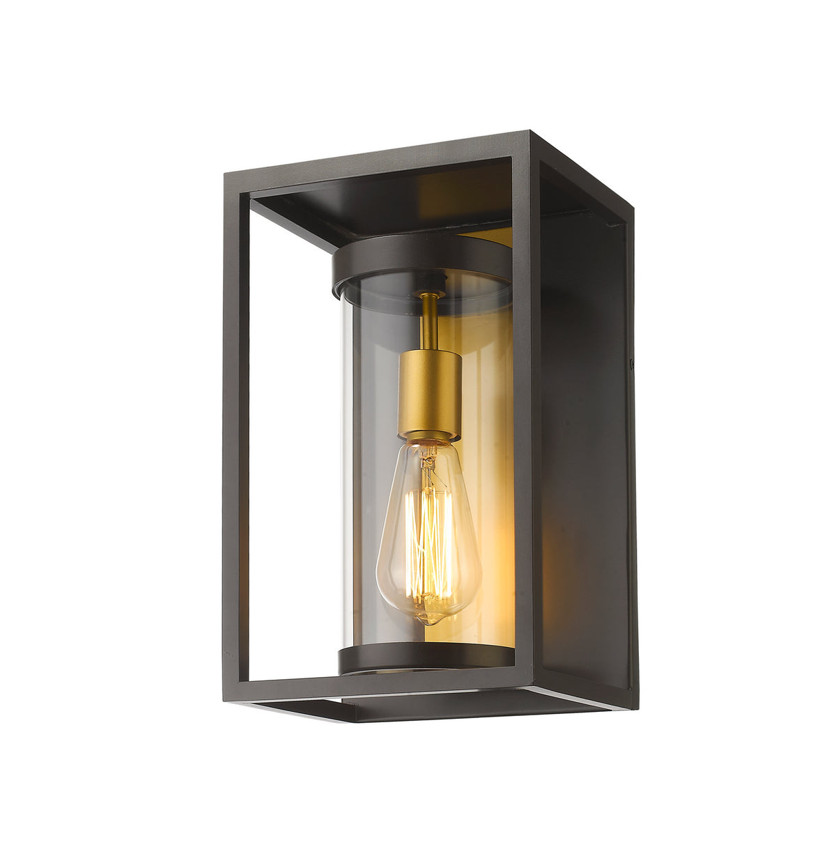 Applique extérieure Dunbroch Bronze foncé + Laiton extérieur, 13" – Z-Lite