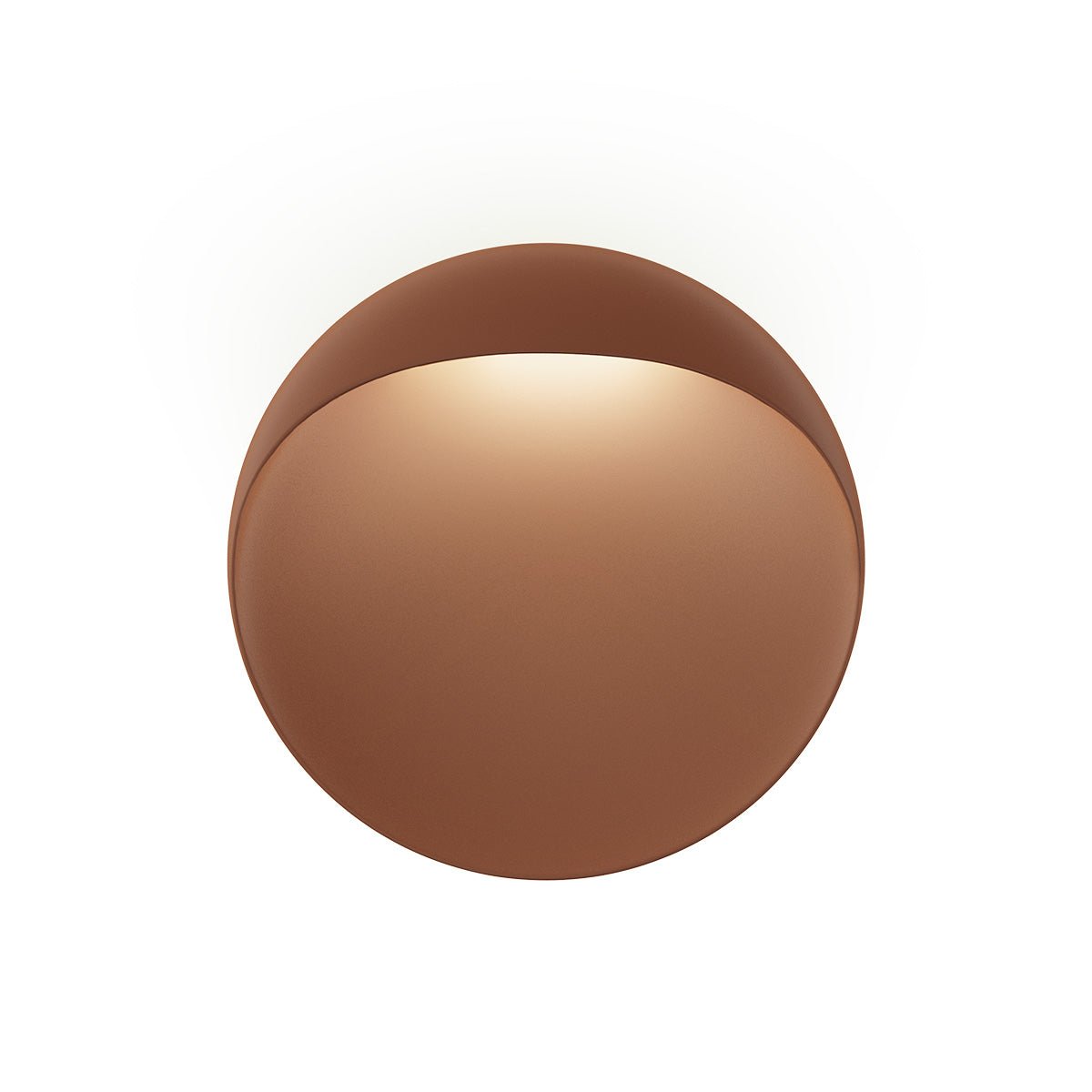 Murale extérieure Flindt - 11.8" 2700K (Blanc Chaud) Corten by Louis Poulsen | Luminaires & cie