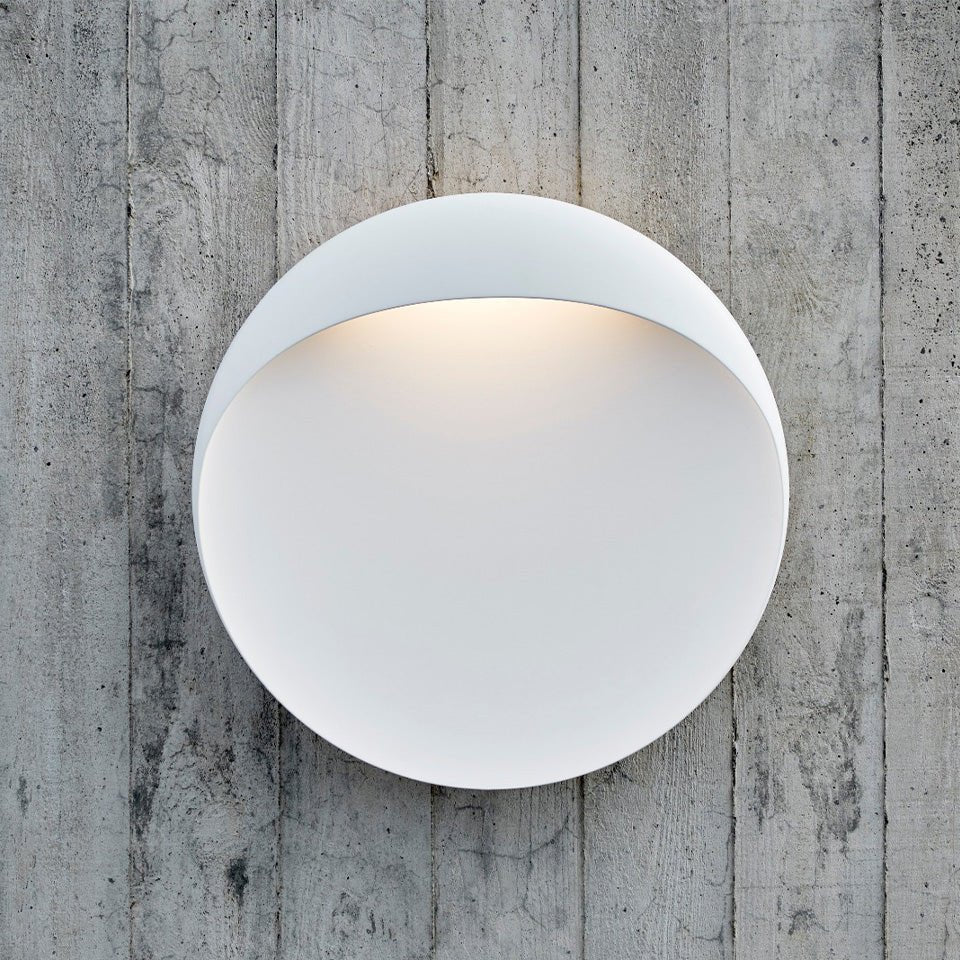 Murale extérieure Flindt - 15.7" 3000K (Blanc Doux) Blanc by Louis Poulsen | Luminaires & cie