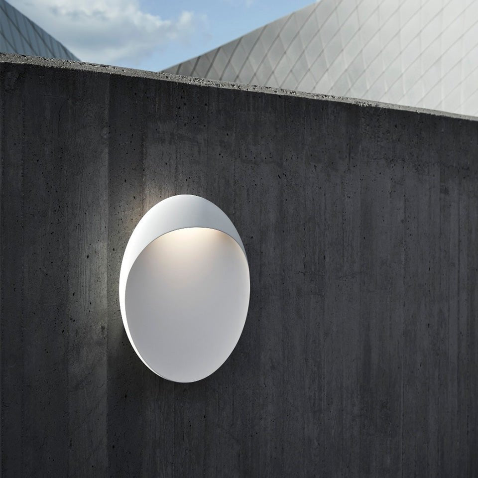 Murale extérieure Flindt - 15.7" 3000K (Blanc Doux) Blanc by Louis Poulsen | Luminaires & cie