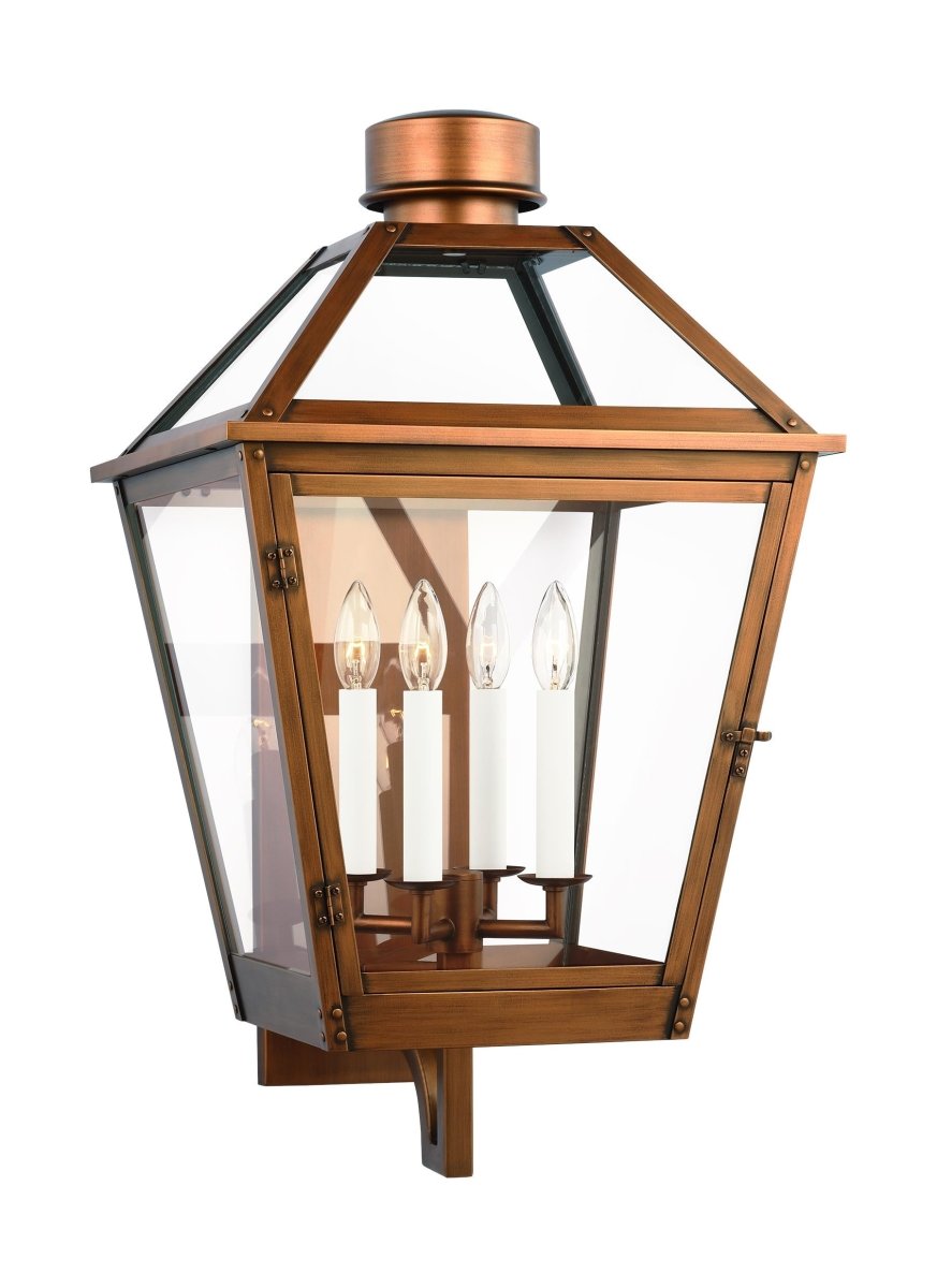 Murale extérieure Hyannis - Cuivre naturel 15 3/4" by Visual Comfort Studio | Luminaires & cie