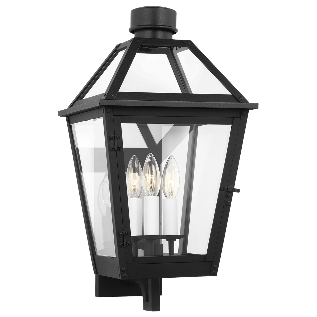 Murale extérieure Hyannis - Black texturé 10 1/2" by Visual Comfort Studio | Luminaires & cie