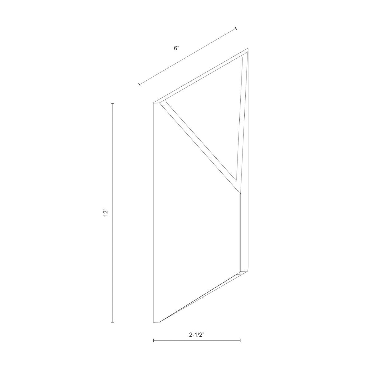 Murale extérieure Indio - Noir 6" by Kuzco Lighting | Luminaires & cie