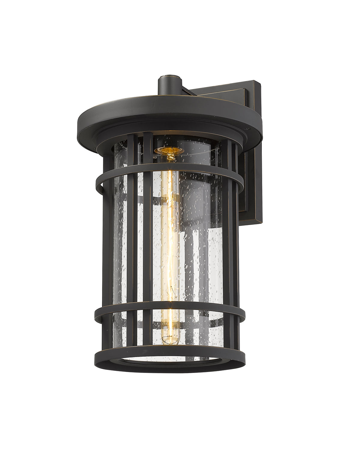 Lanterne murale extérieure Jordan Bronze huilé, 10" – vue 4