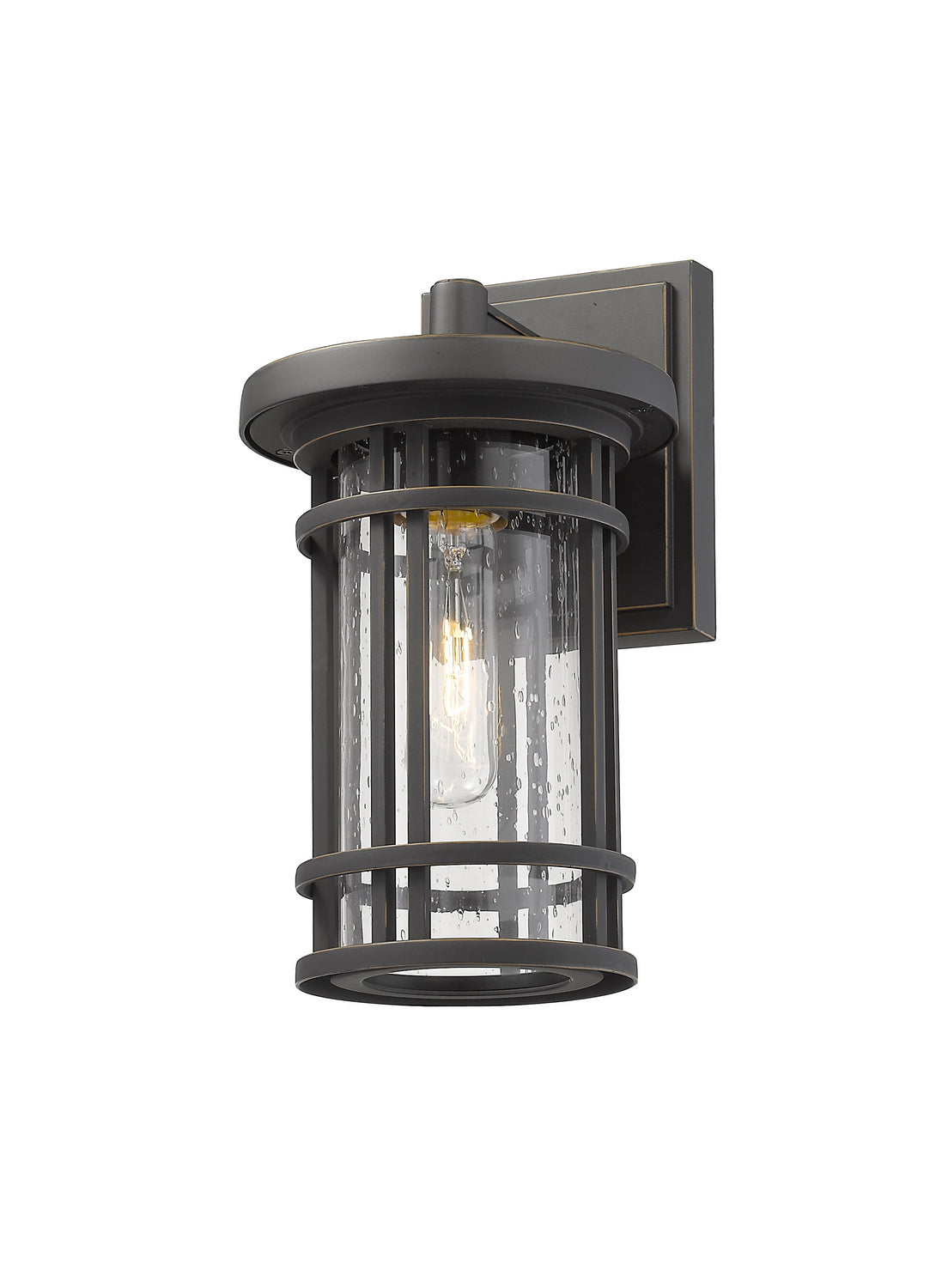Lanterne murale extérieure Jordan Bronze huilé, 6" – vue 2