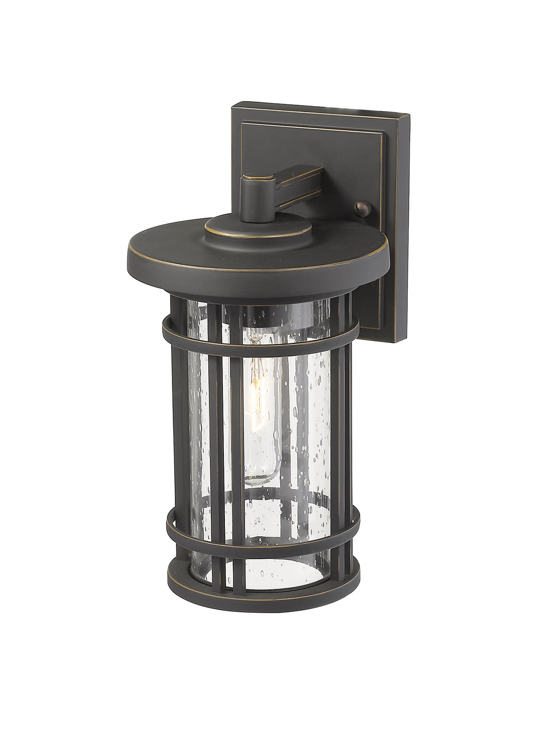 Lanterne murale extérieure Jordan Bronze huilé, 6" – vue 4