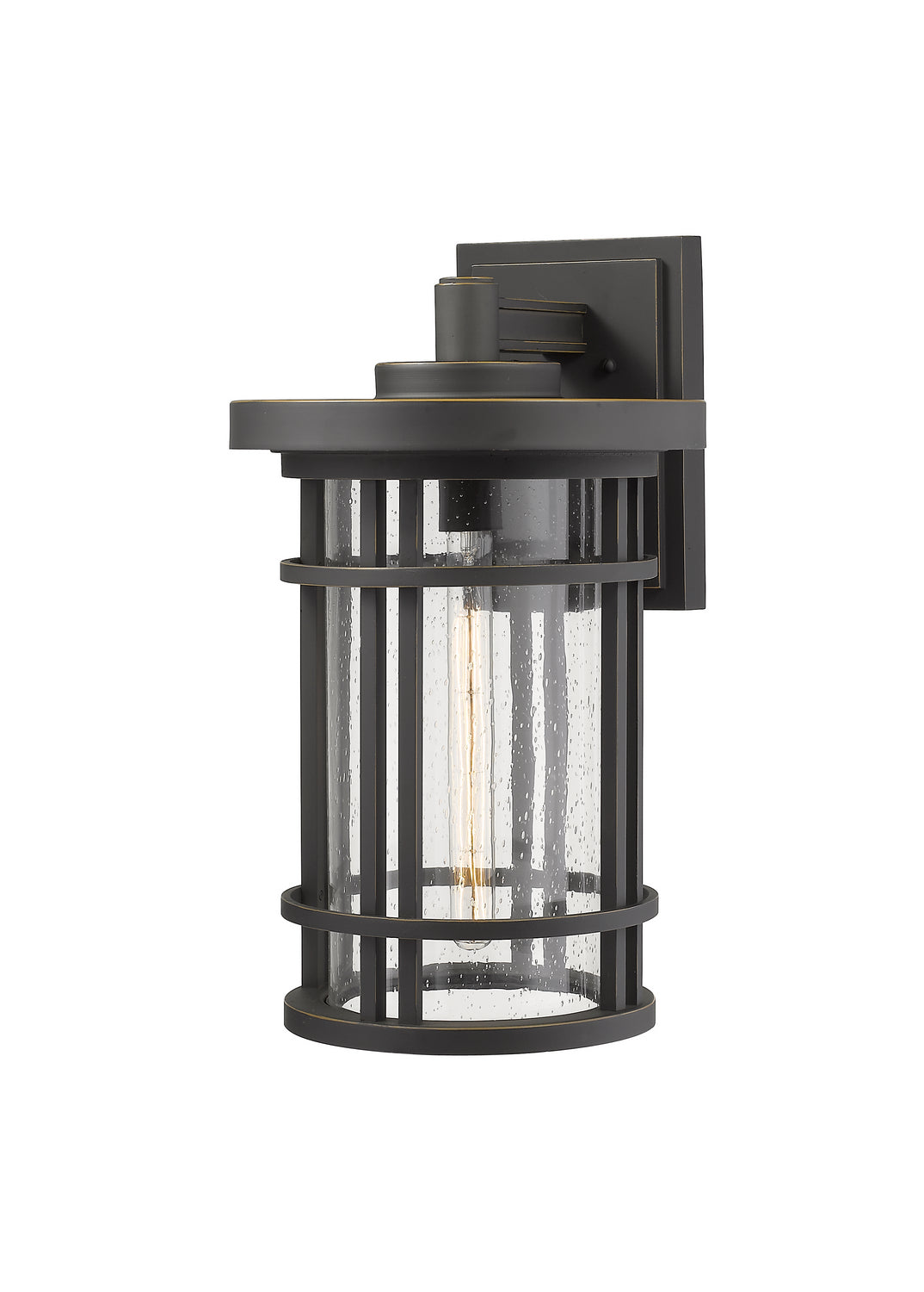Lanterne murale extérieure Jordan Bronze huilé, 12" – vue 2