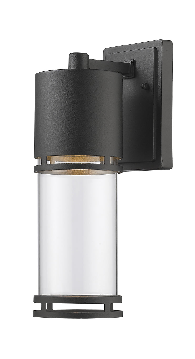 Lanterne murale extérieure Luminata Noir, Transparent, 4 1/2" – Z-Lite