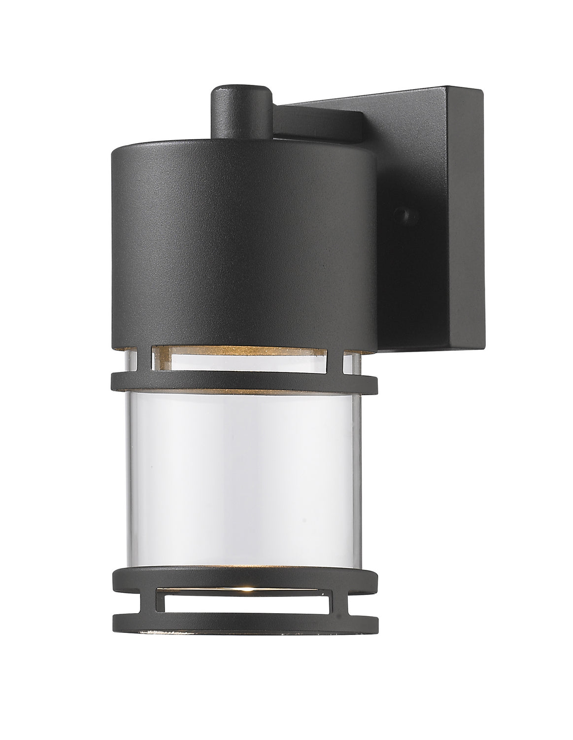 Lanterne murale extérieure Luminata Noir, Transparent, 4 3/8" – Z-Lite