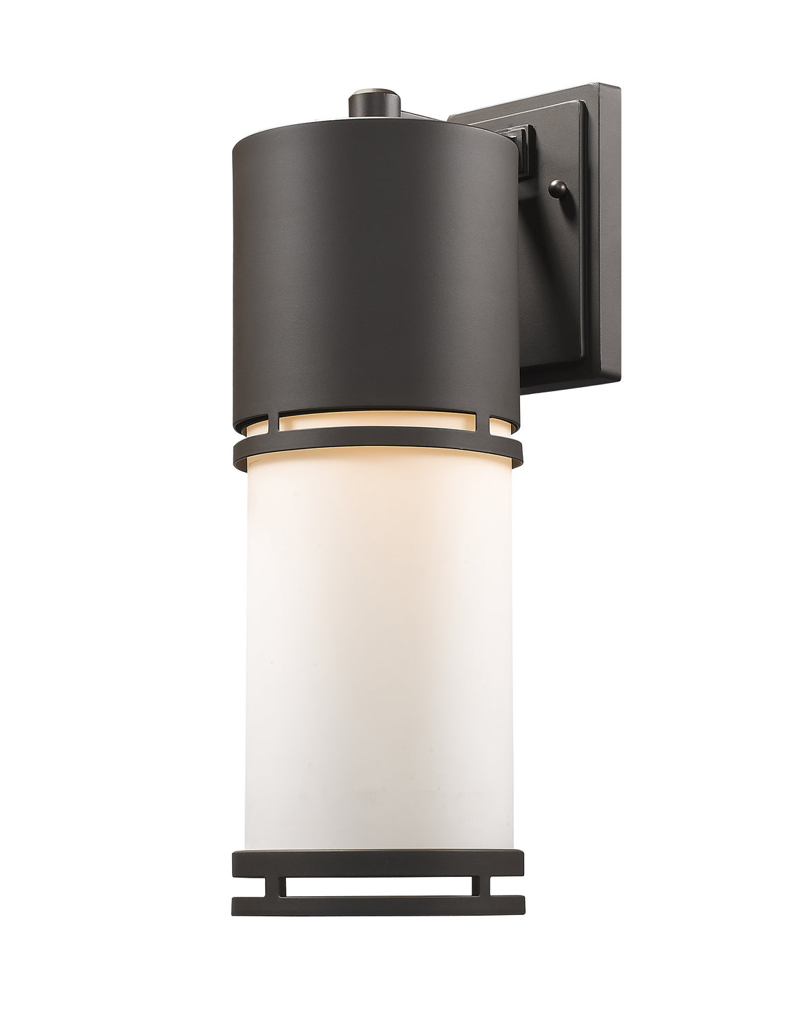 Lanterne murale extérieure Luminata Bronze foncé, Opale mate, 5 7/8" – Z-Lite