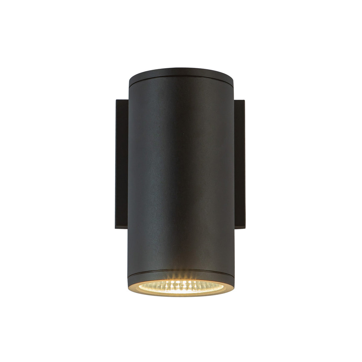 Applique extérieure 3po Nordic Vers le haut ou vers le bas, Noir, 7" – vue 2