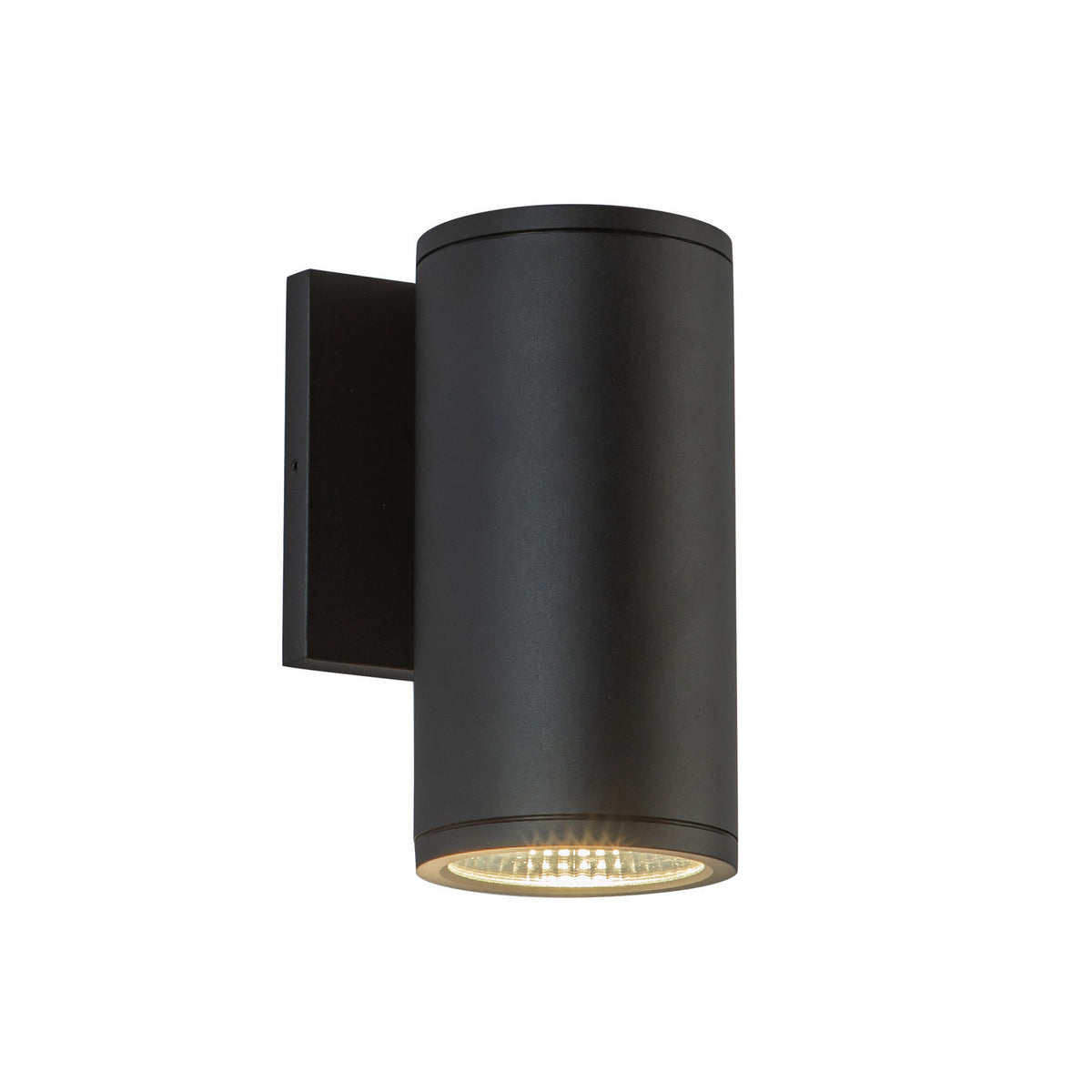 Applique extérieure 3po Nordic Vers le haut ou vers le bas, Noir, 7" – Kuzco Lighting