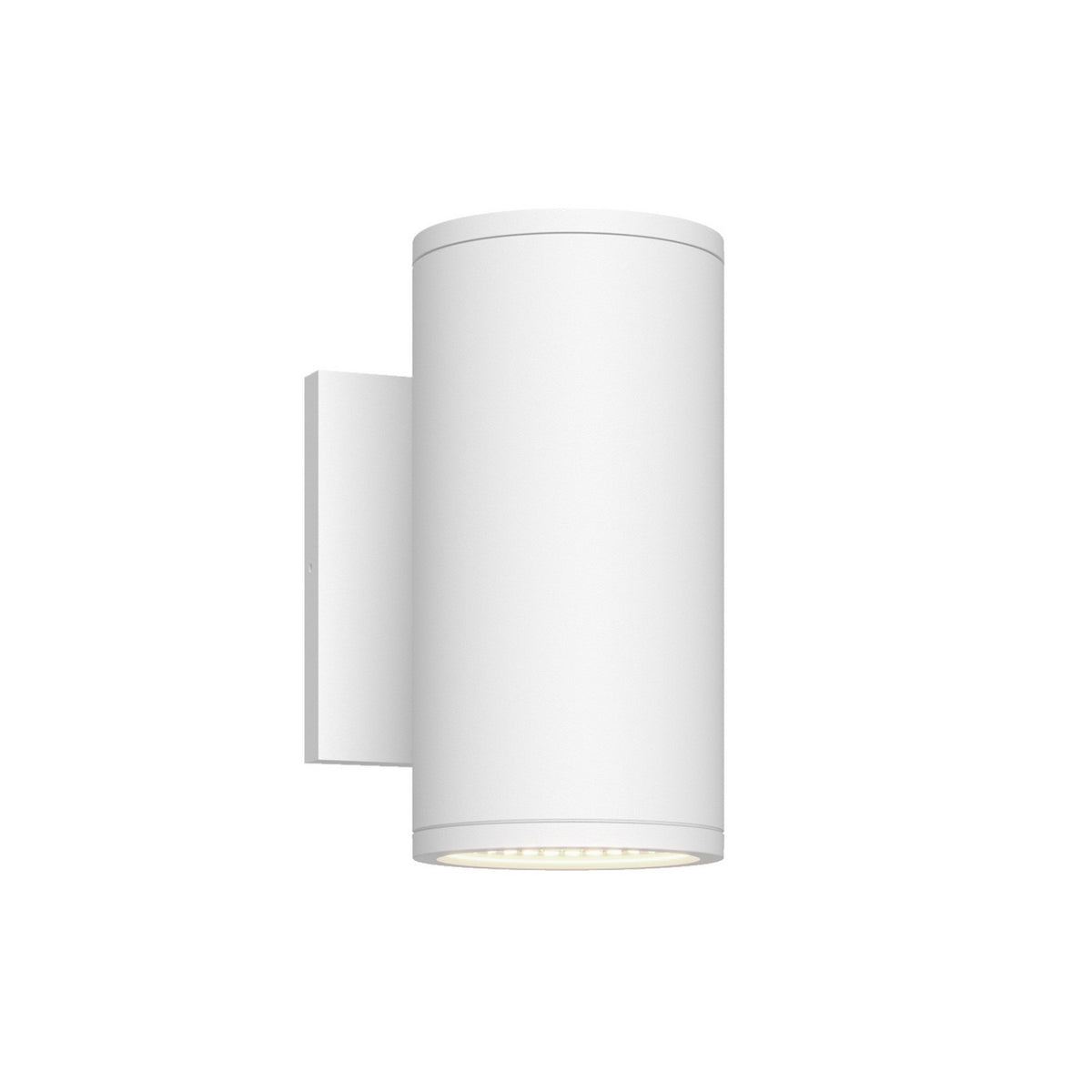 Applique extérieure 3po Nordic Vers le haut + vers le bas, Blanc, 7" – Kuzco Lighting
