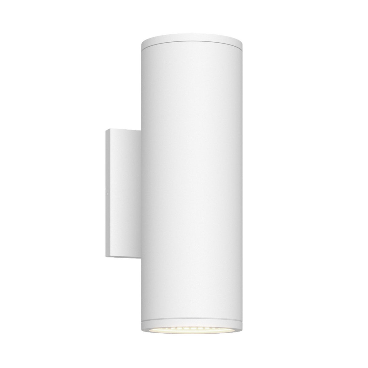 Applique extérieure 3po Nordic Vers le haut + vers le bas, Blanc, 10" – Kuzco Lighting