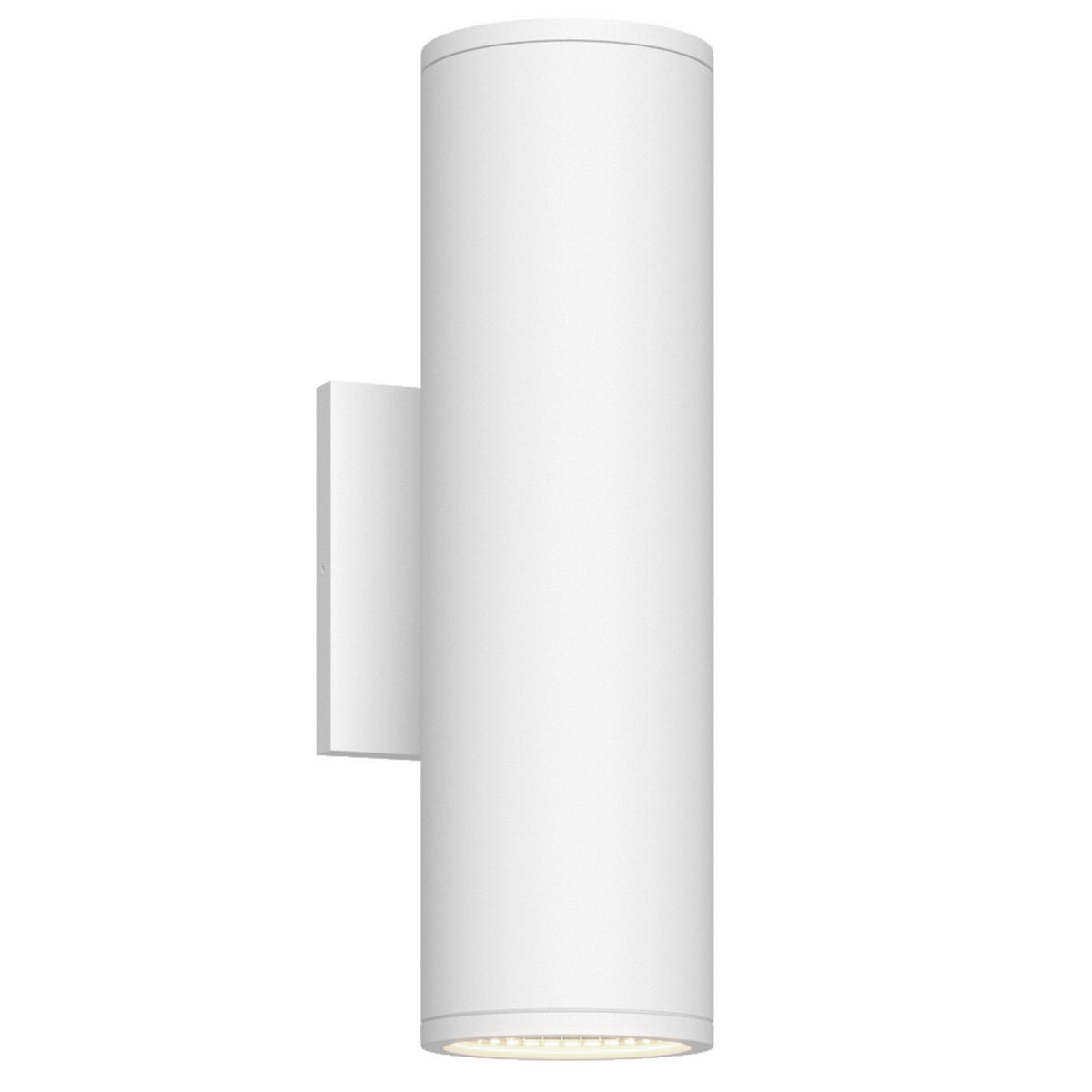 Applique extérieure 3po Nordic Vers le haut + vers le bas, Blanc, 12" – Kuzco Lighting