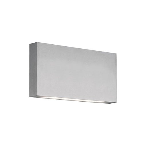 Murale extérieure Mica - Nickel brossé 9 7/8" Éclairage bi - directionnel by Kuzco Lighting | Luminaires & cie