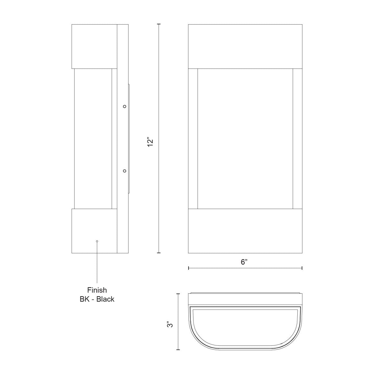 Murale extérieure Moondew - 12" by Kuzco Lighting | Luminaires & cie