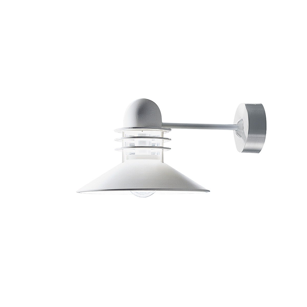 Murale extérieure Nyhavn - Blanc by Louis Poulsen | Luminaires & cie