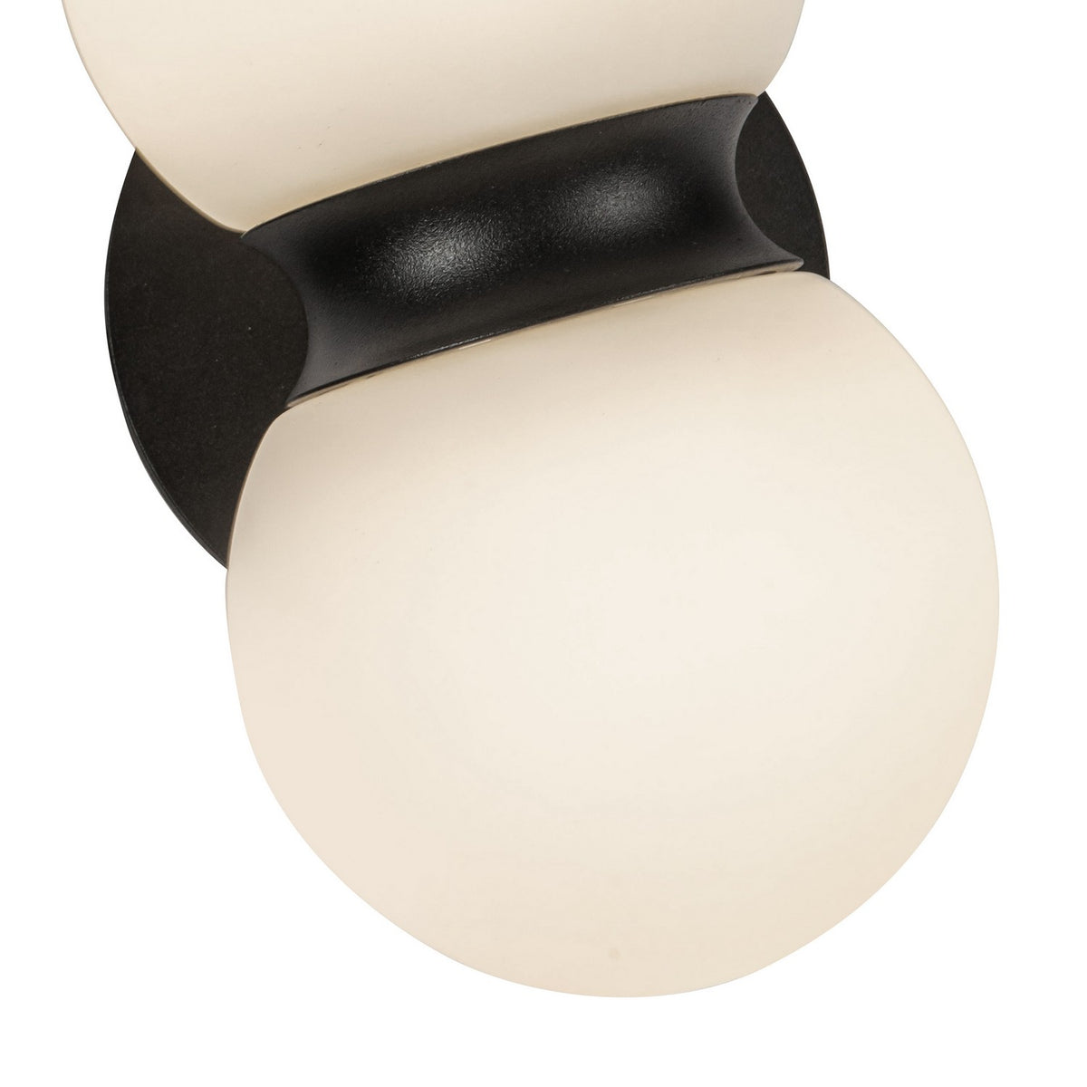 Applique extérieure Peri Noir / Verre opale – vue 5