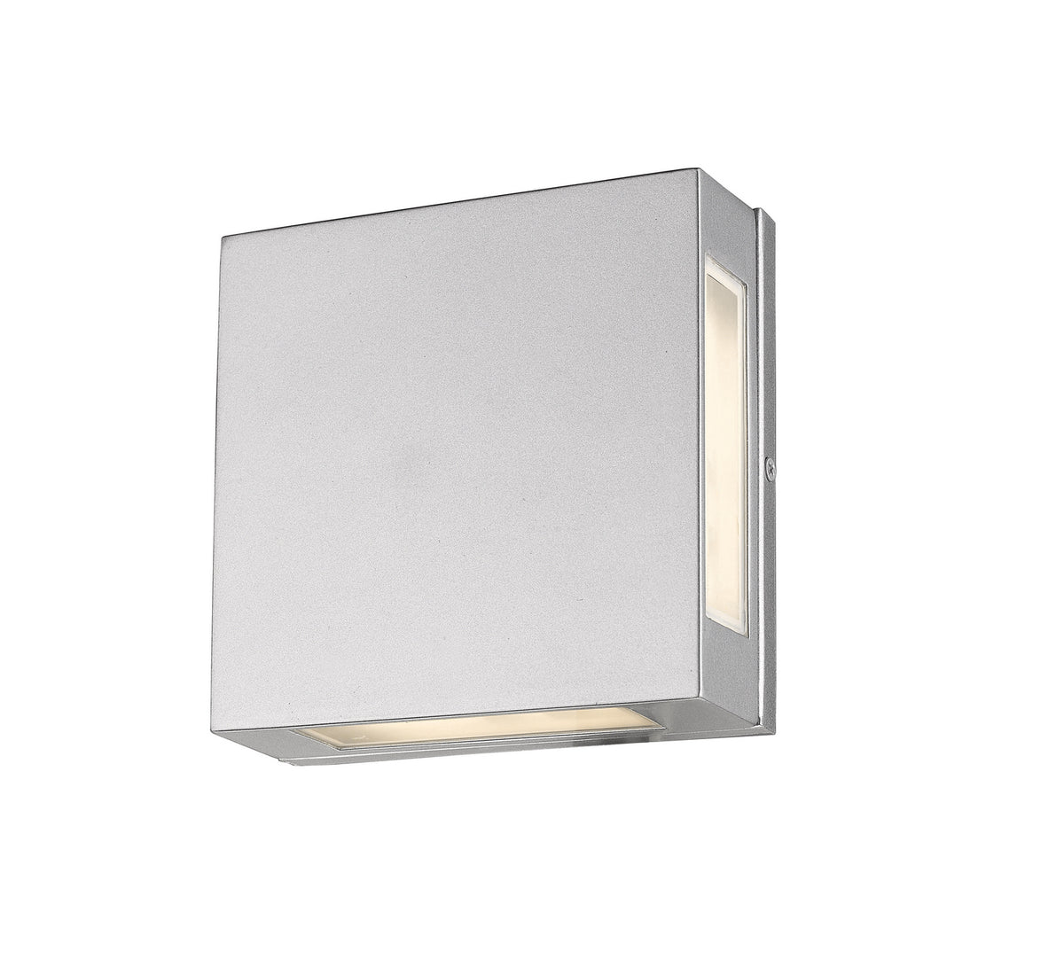 Applique extérieure Quadrate Argent, 9 1/4", nombre ampoules 2 – vue 3