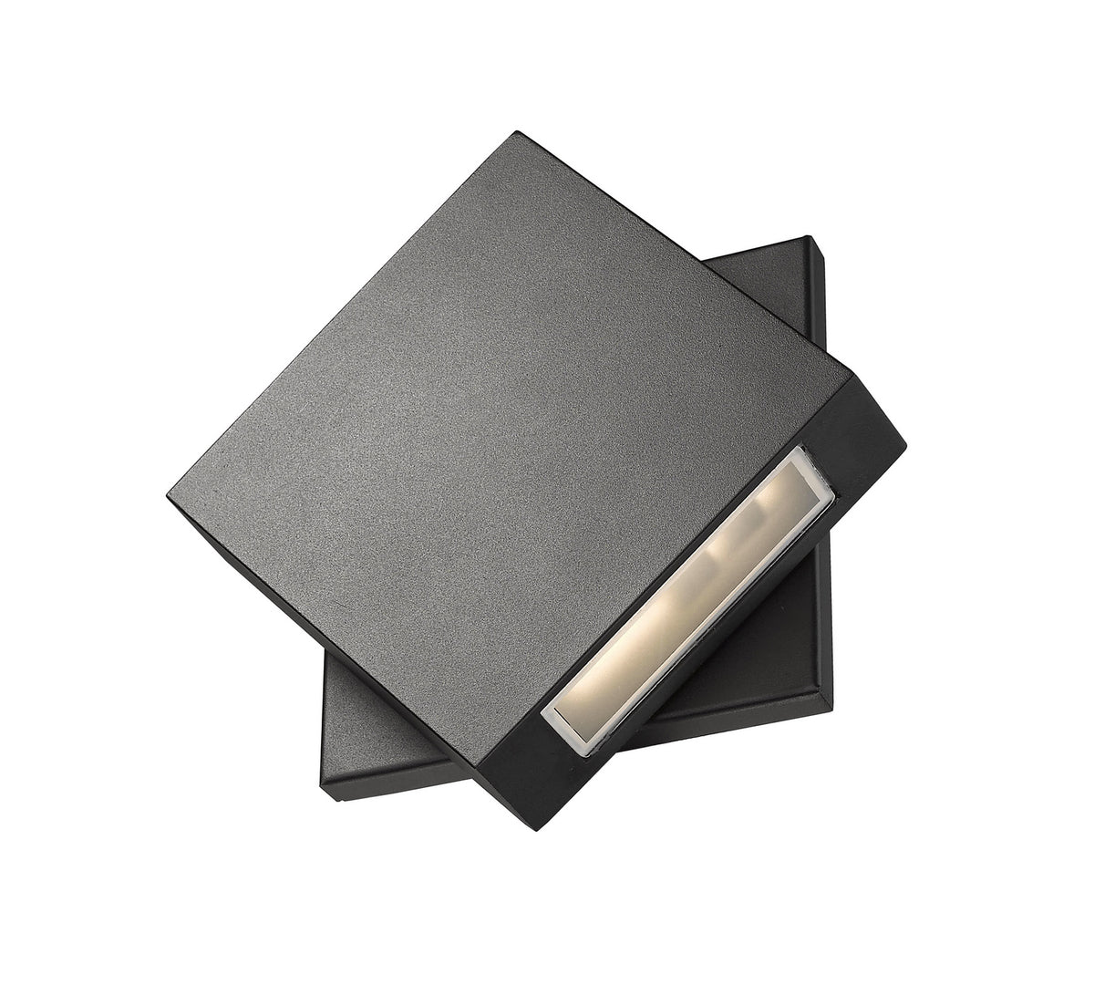 Applique extérieure Quadrate Noir, 9 1/4", nombre ampoules 1 – vue 2