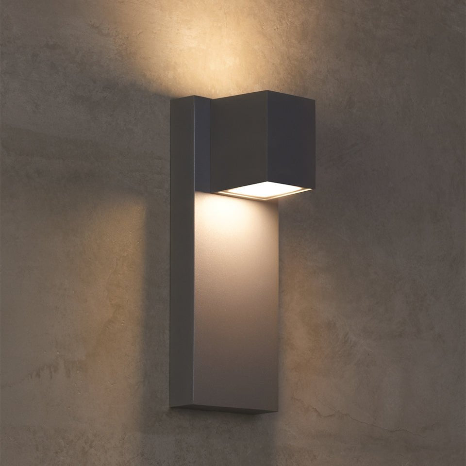 Murale extérieure Quadrate - Argent by Tech Lighting | Luminaires & cie
